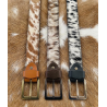 Ladies Natural Cowhide Belt