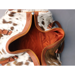 Genuine Cowhide Duffel Bag