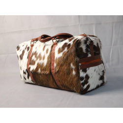 Genuine Cowhide Duffel Bag