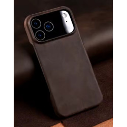 iPhone 18 Pro Vintage Cowhide Leather Case